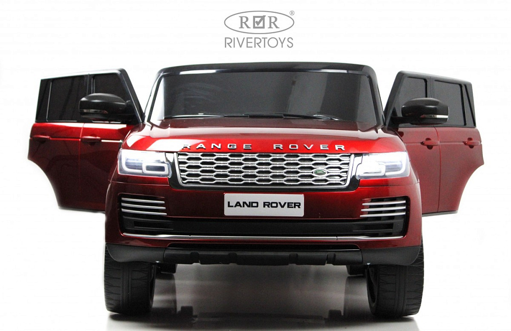 Детский электромобиль RiverToys Range Rover HSE 4WD Y222YY красный глянец