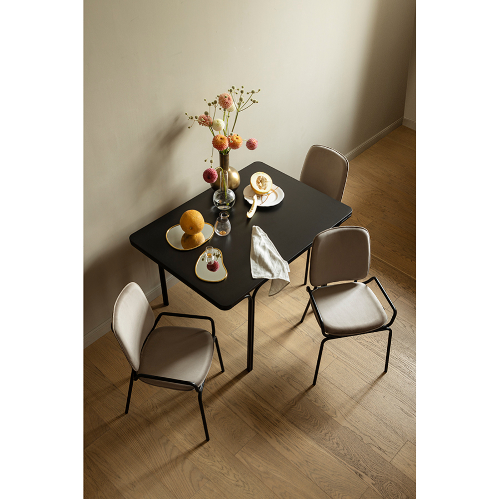 Стол обеденный ror, 85х120 см, черный