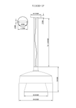 Светильник подвесной Moderli V11830-1P Takoma