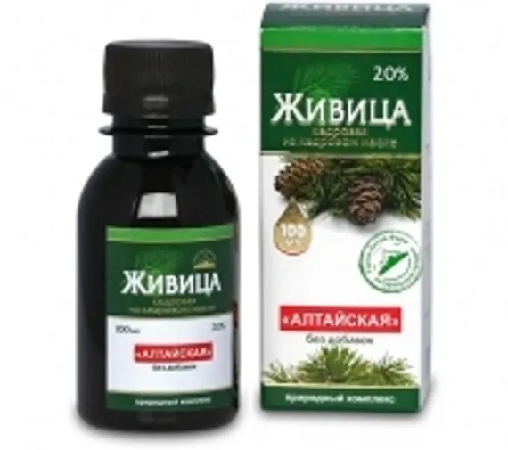 Живица кедровая на кедровом масле &quot;Алтайская&quot; 20%