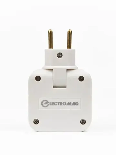 Тройник для розетки плоский с usb 2,0 усиленный поворотный разветвитель электрический на 16А