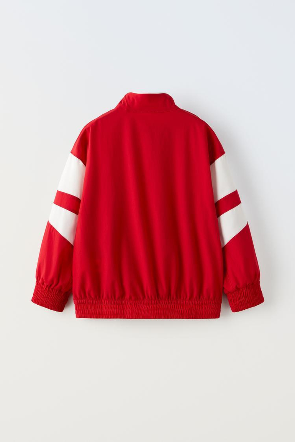 ZARA КУРТКА С КОНТРАСТНЫМИ ДЕТАЛЯМИ, КРАСНЫЙ