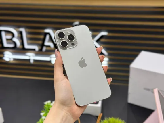 Б/У Телефон IPhone 16 Pro Max 256Gb Natural Titanium 91% (J2PMX6MHQ1)