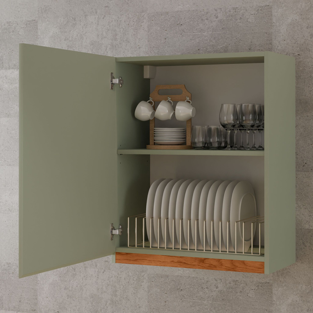 Кухонный модуль навесной для посуды Валенсия 60х32х75