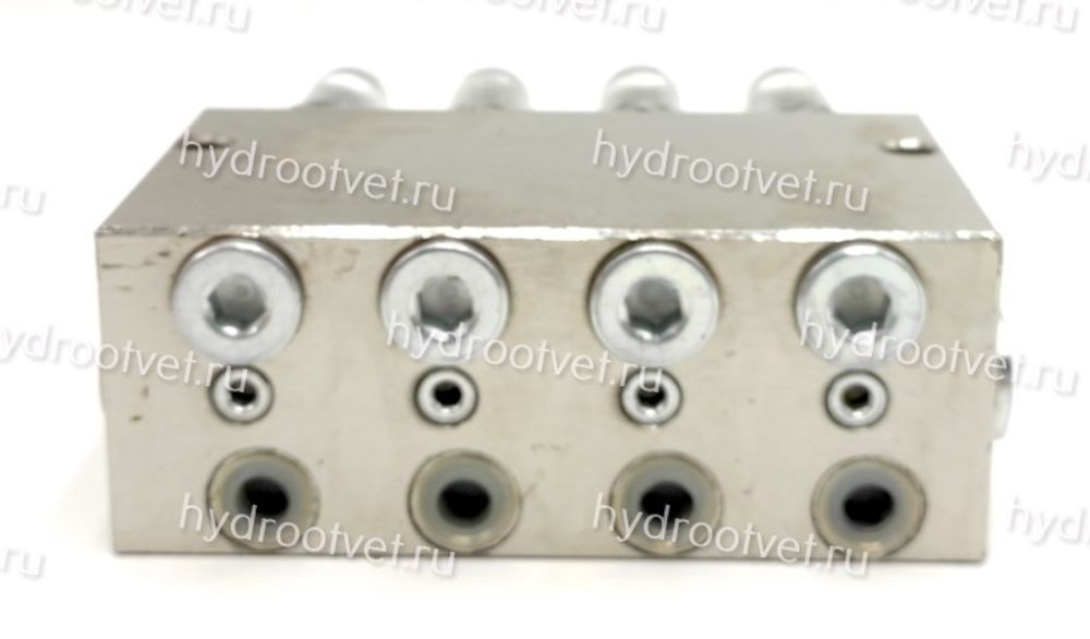 VSL8-KR - Питатель для двухлинейных систем смазки с рабочим давлением 400 бар, количество выходов 8, максимальная доза 5 мл/цикл, с регулятором и индикатором