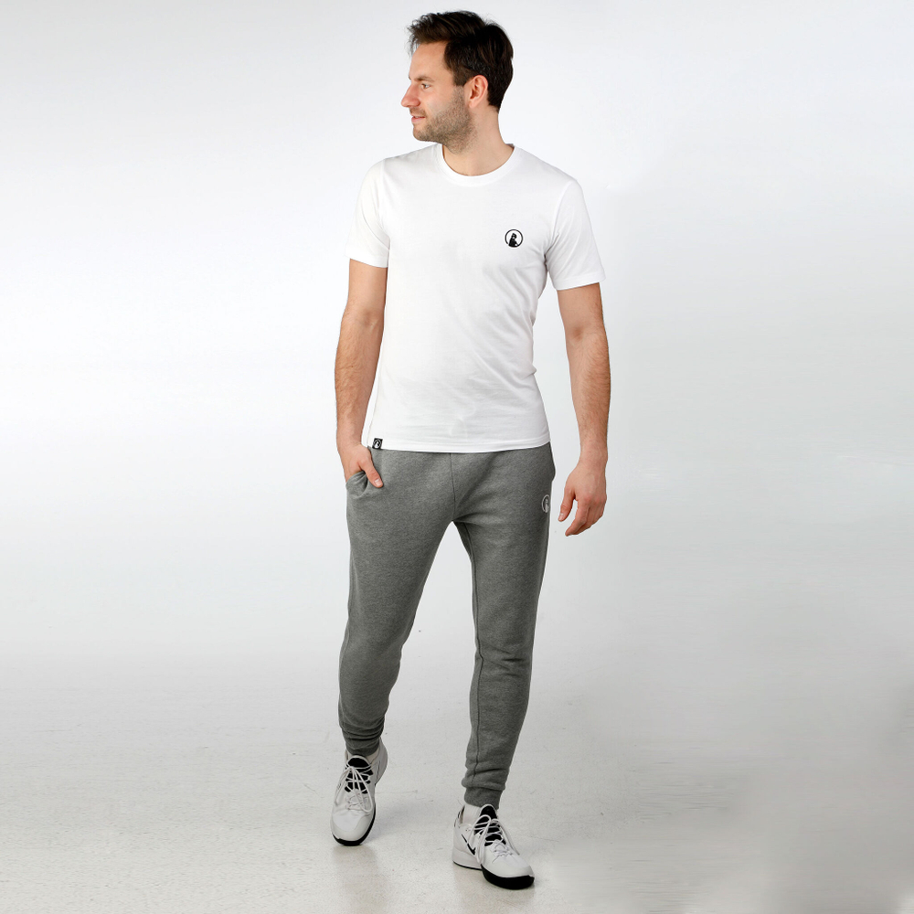 Мужское теннисное поло Quiet Please Ready To Serve T-Shirt Men - White, Black