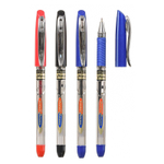 Ручка шариковая, масляная, Piano, 3 цвета чернил, серия "Horizon", прозрачный корпус, 50 шт