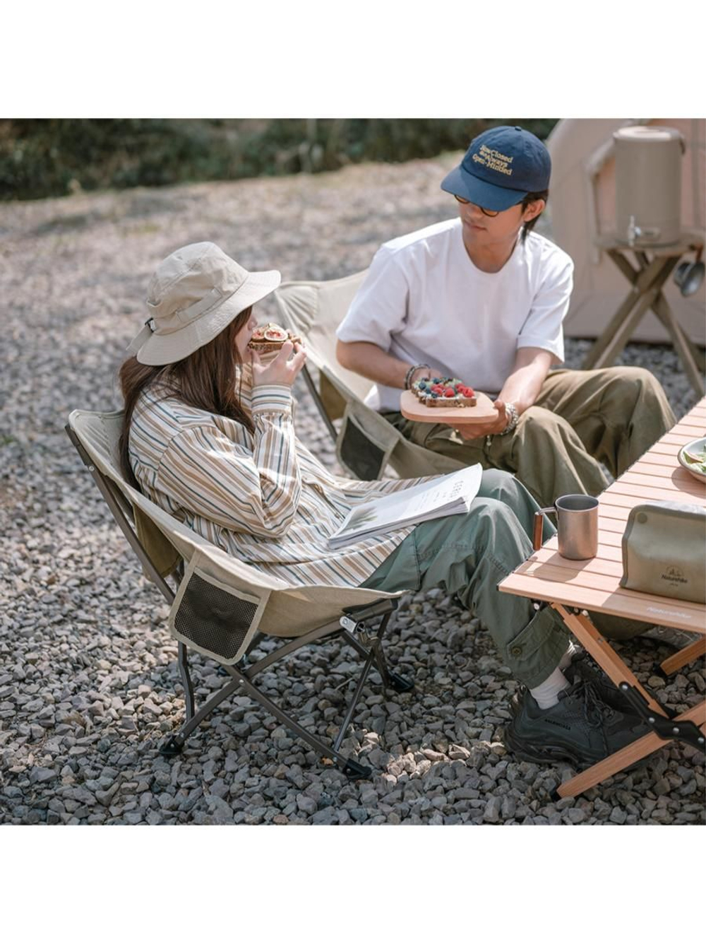 Стул складной Naturehike CNK2350JJ010 Stellaluna T02J песочный