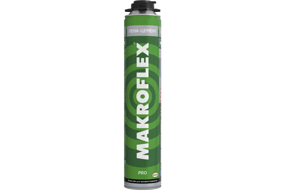 Пена-цемент "MAKROFLEX" ПРОФ, 850мл. (16шт)