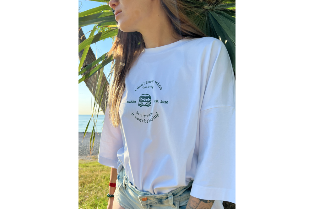 Футболка RoadLike Camp Vibe XS, белый