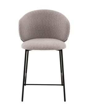 Стул полубарный Блейз букле светло-серый