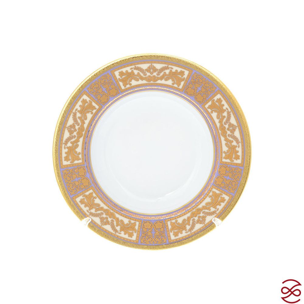 Набор глубоких тарелок Falkenporzellan Diadem Violet Creme Gold 22,5 см(6 шт)