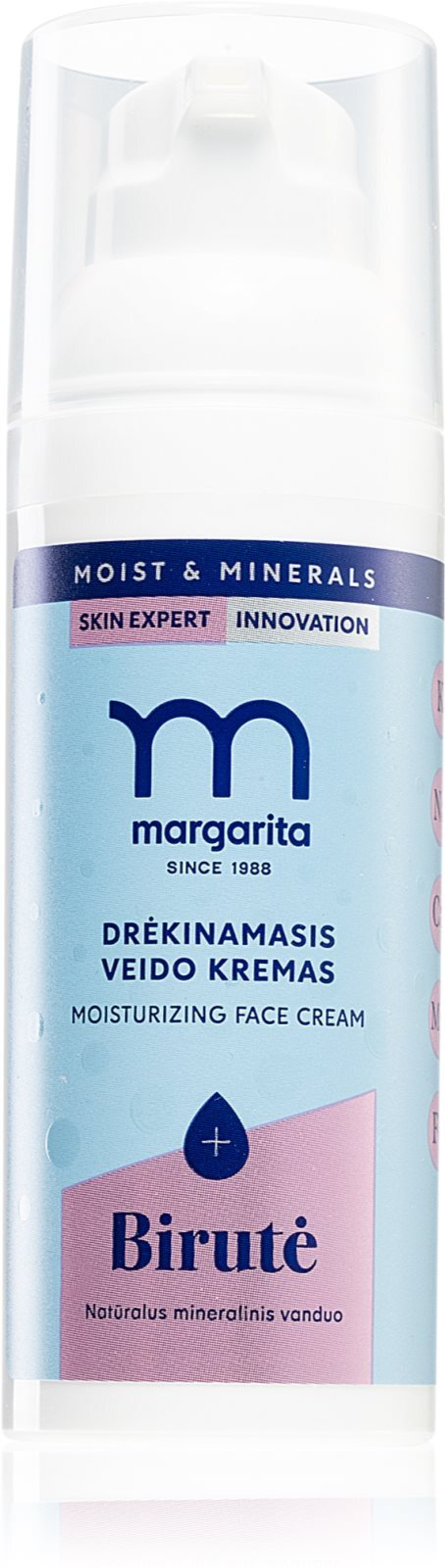 Margarita Moist & Minerals - увлажняющий крем для лица с минералами /   50  ml  / GTIN 4770001004944