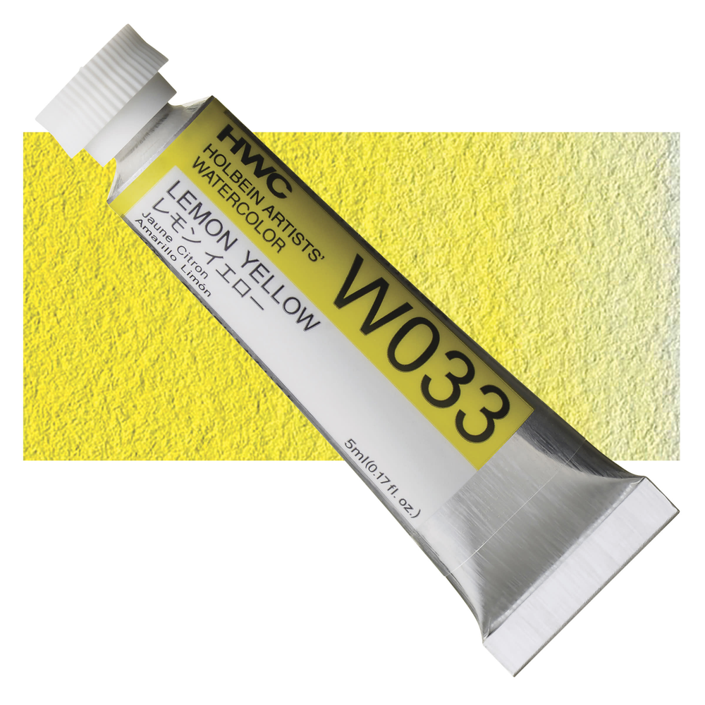 Акварель Holbein 5 мл. 033 [A] Lemon Yellow