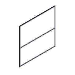 Секция  RAND комбинированной перегородки RP160SL160  800х22х1600