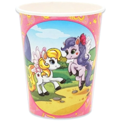 Набор бумажных стаканов «Волшебные Пони» (250 мл. 6 шт.) еврослот