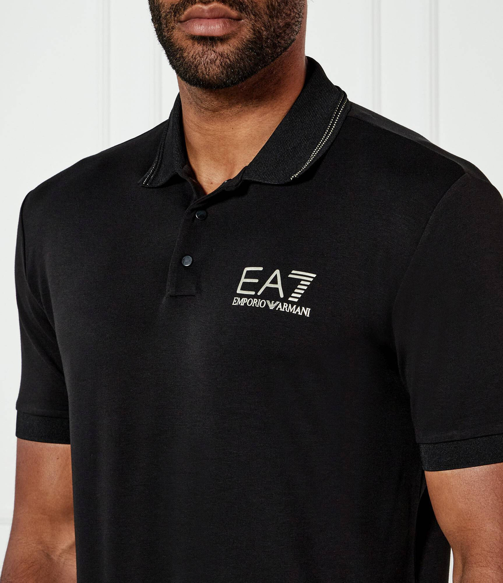 Поло EA7 - черный(7M000300 AF13739)