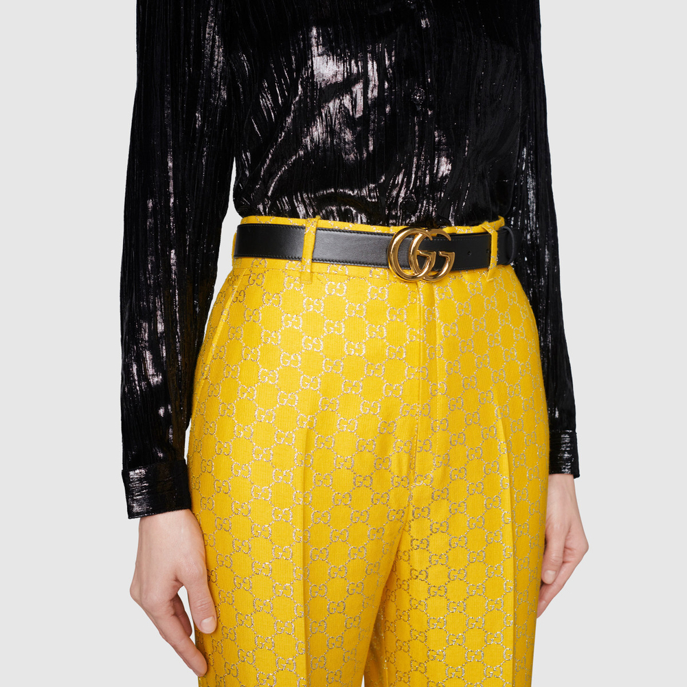 Пояс GUCCI G 3cm, 414516-0YA0G-1000