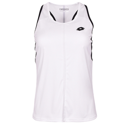 Женский топ теннисный Lotto Top W IV Tank 1 - bright white/all black