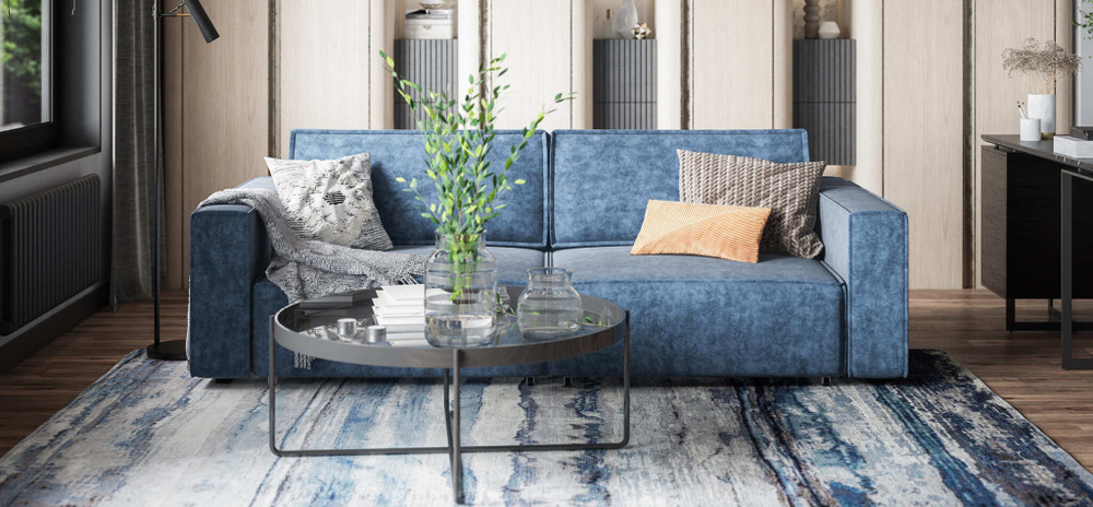 Диван BOSS SOFT MODOOL Велюр Royal топаз