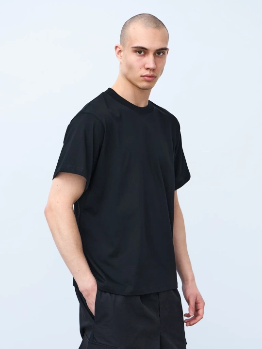 Футболка базовая (черный) 190 гр