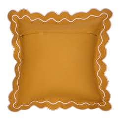 Чехол на подушку с контрастным кантом розового цвета из коллекции trendy ruffles, 40х40 см