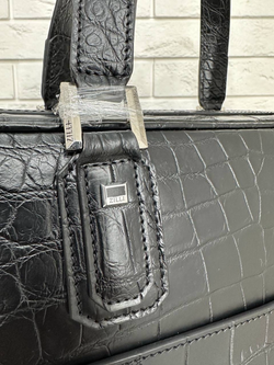 Портфель Zilli из кожи крокодила