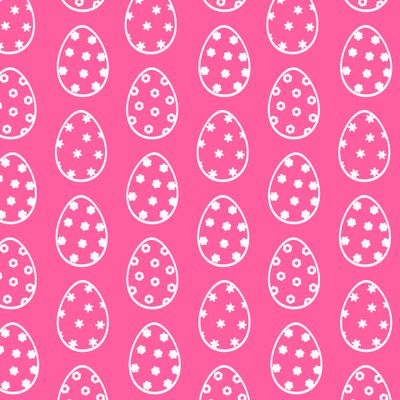 Пасхальные яйца на розовом