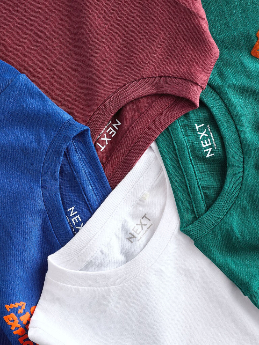 Лонгслив для мальчика Next N96-335, 3 шт., Синий, Зеленый, Белый