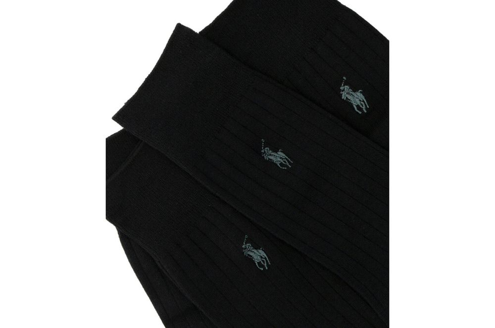 носки 2-pack egyptian POLO RALPH LAUREN - черный(449655209)