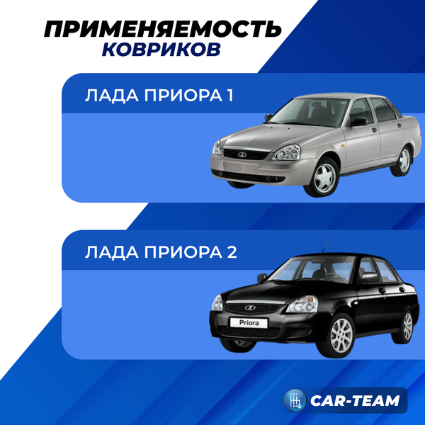 Коврики ручек дверей на Лада Приора