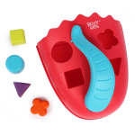 Органайзер-сортер для игрушек и банных принадлеж, DINO, коралловый (RoxyKids)