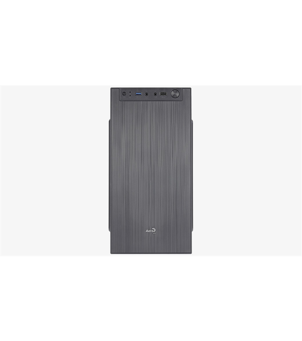 Aerocool Cs-108-S-BK-v1 (mATX, без БП, USB3.0 x1, USB2.0 x1, 8cm black fan x1)