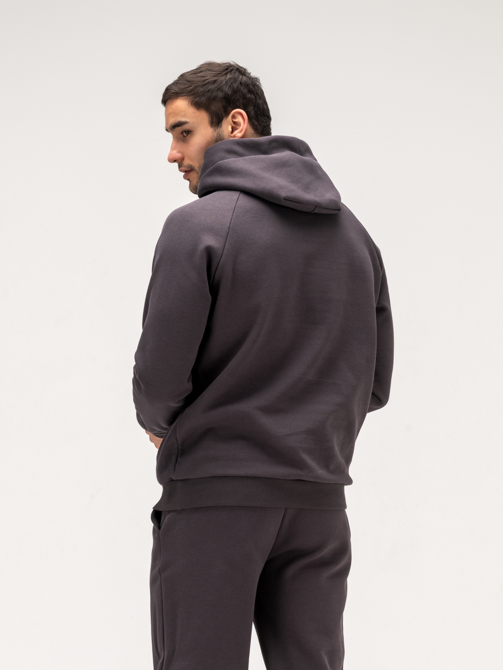 Костюм мужской спортивный теплый. Графит