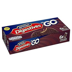 ПЕЧЕНЬЕ MCVITIES DIGESTIVES МОЛОЧНЫЙ ШОКОЛАД 6*33.1ГР