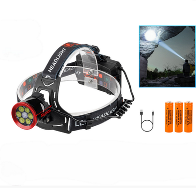 Фонарь налобный высокой яркости Огонь MT-8045