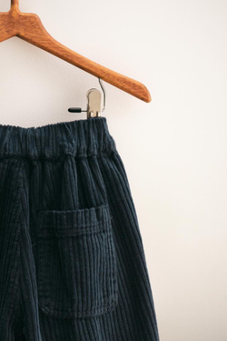 ZARA TIMELESS - БРЮКИ НА РЕЗИНКЕ, ТЕМНО-СИНИЙ