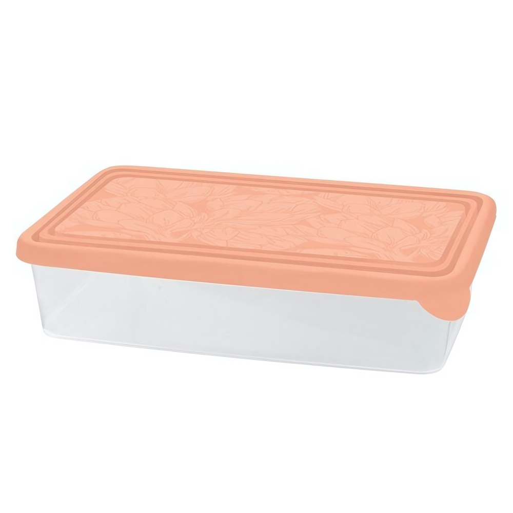 Контейнер для продуктов HELSINKI Artichoke 0,9 л прямоугольный персиковая карамель