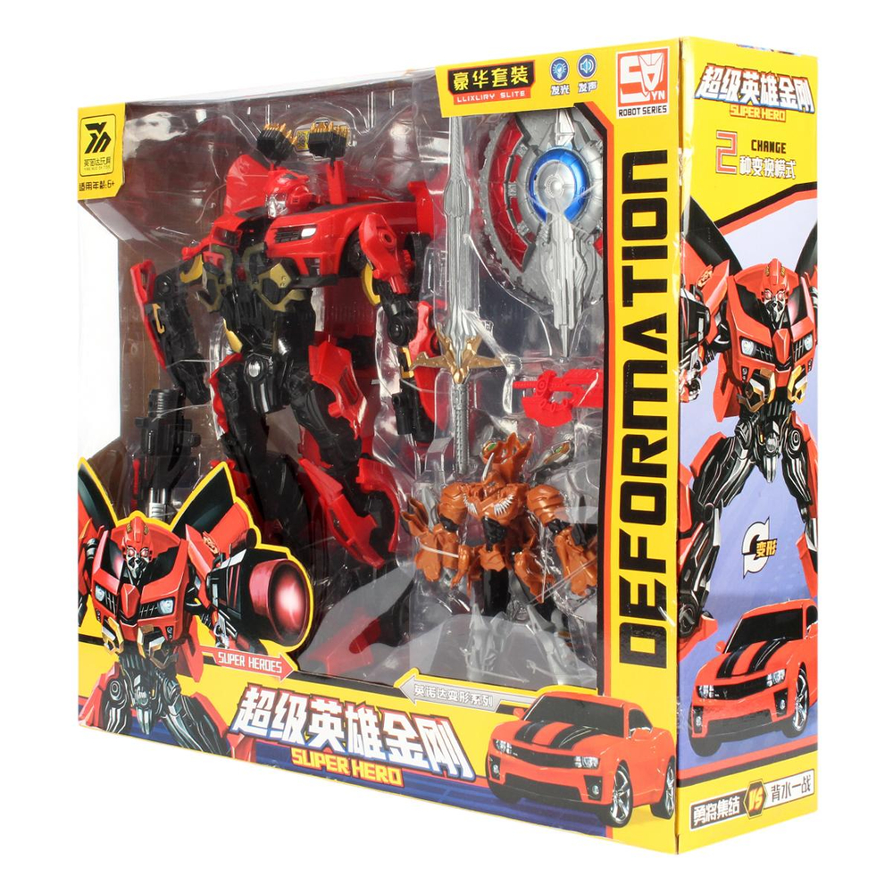 Трансформер-робот, коробка YND666-65