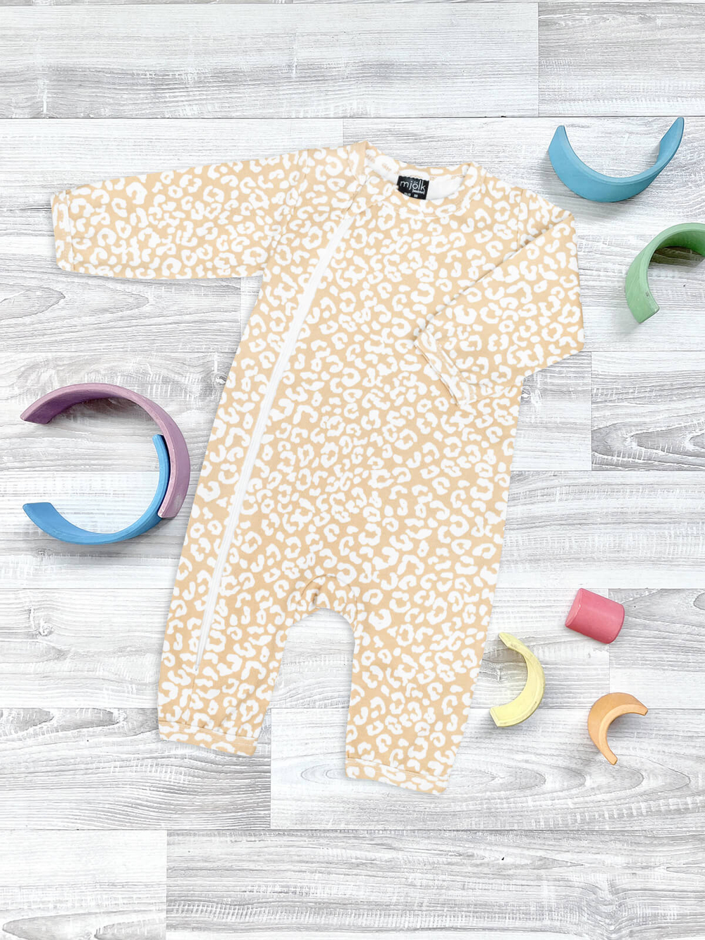 Комбинезон Mjölk Sand Leopard, на окантовке