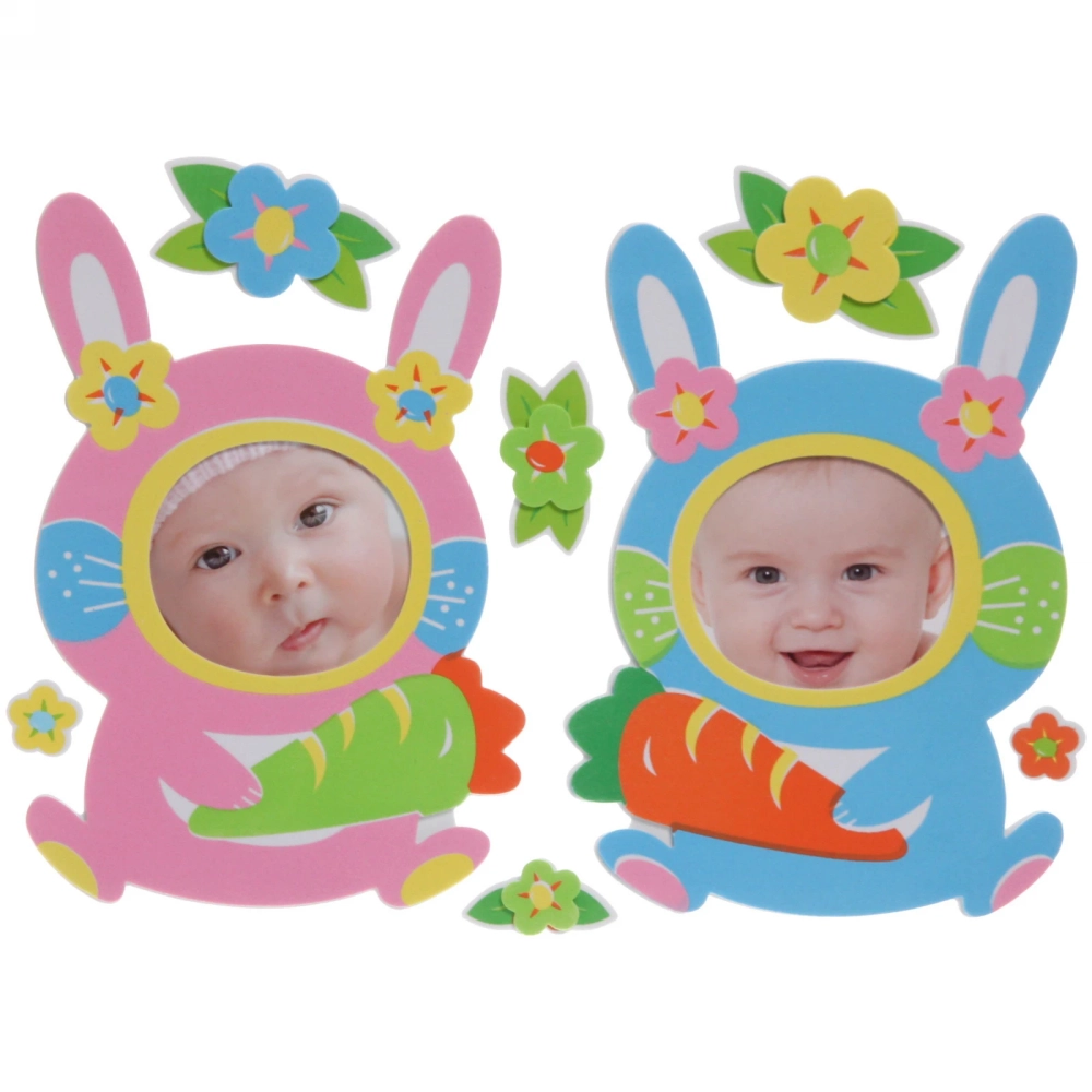 Наклейка-фоторамка 30*50см «Zoo-Rabbit» на 2 фото EK-XAT1002