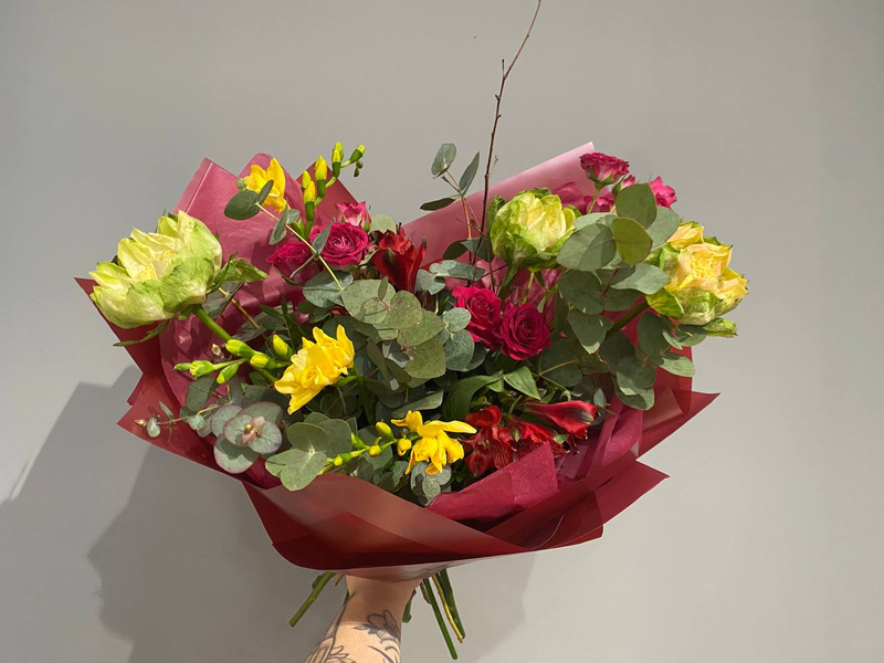 Букет "Пылкая любовь"