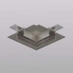 Соединитель угловой L-образный для треков встраиваемых Denkirs SHINE HIDE TR5705-DN