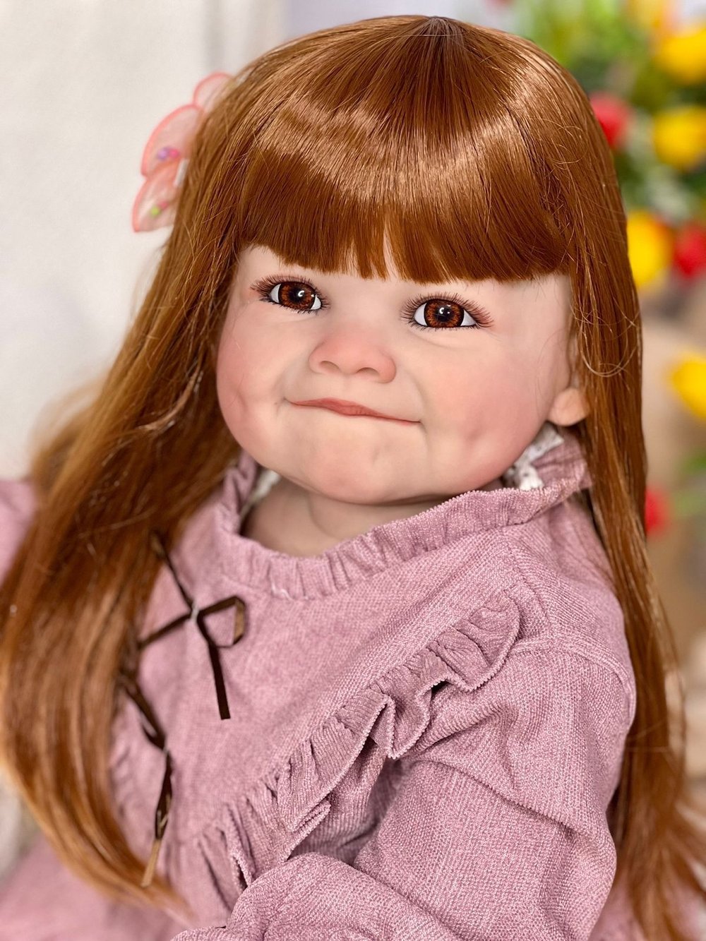 Кукла Реборн мягконабивная 65см в пакете (FA-805)