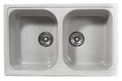 Мойка каменная S-14 глянец (Sim Gran), Серый