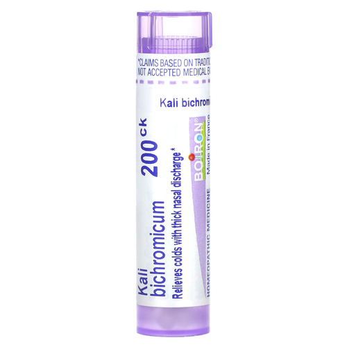 Boiron, Kali Bichromicum, 200CK, средство от холода, прибл. 80 гранул