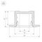 Профиль Arlight SL-SLIM-H13M-F25-2000 ANOD 023719