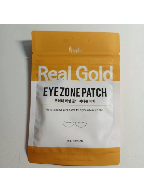 Prreti Тканевые патчи для глаз с золотом 30 шт.