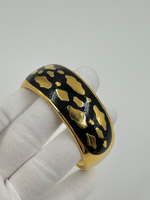 Браслет с чёрной эмалью