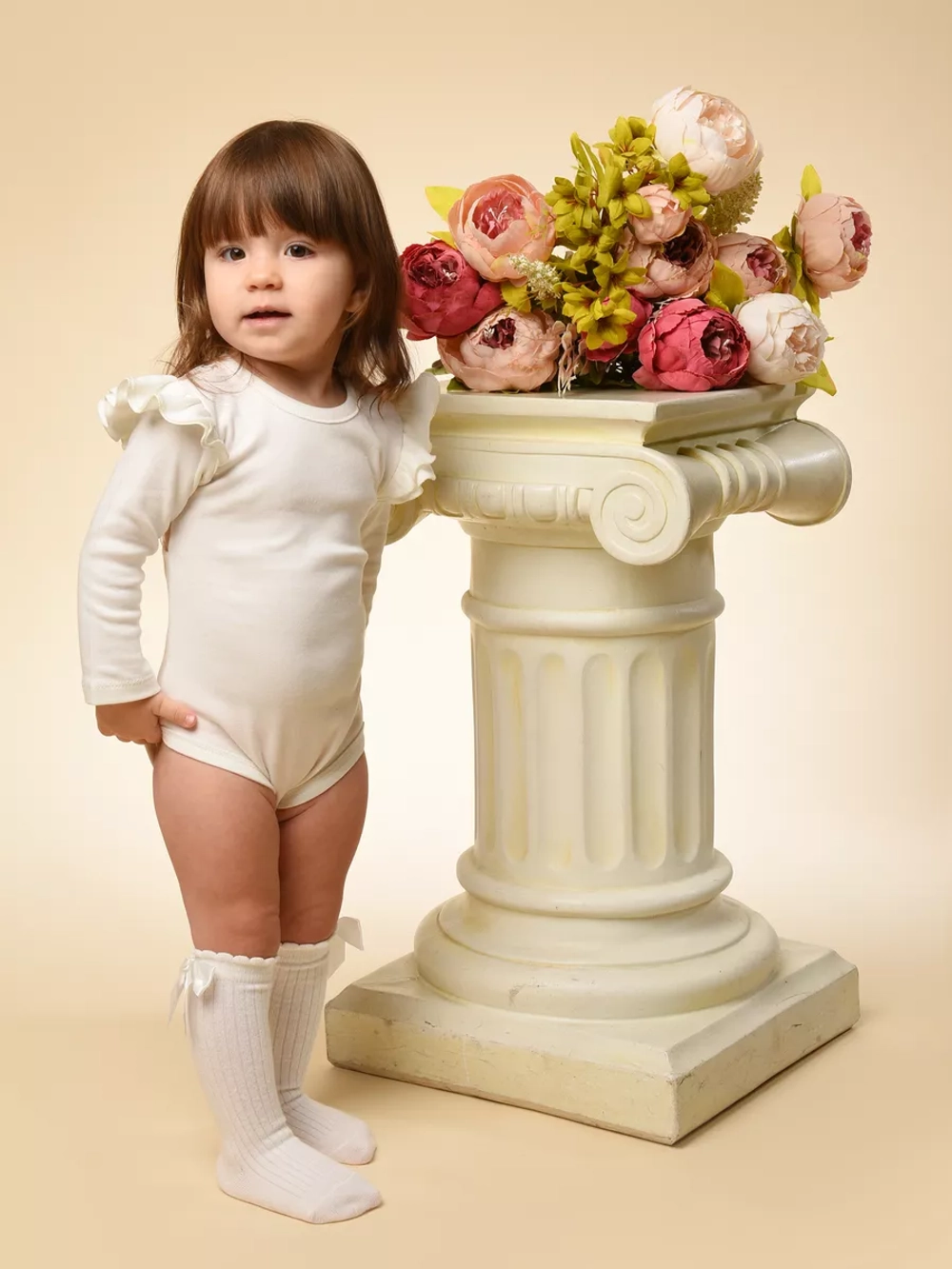 Боди с кружевной спинкой